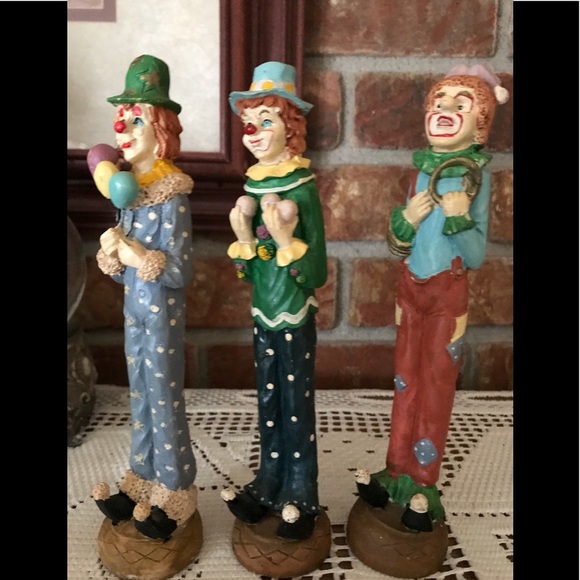 Rare Vintage 1960’s Hand painted Clowns - Picture 6 of 10